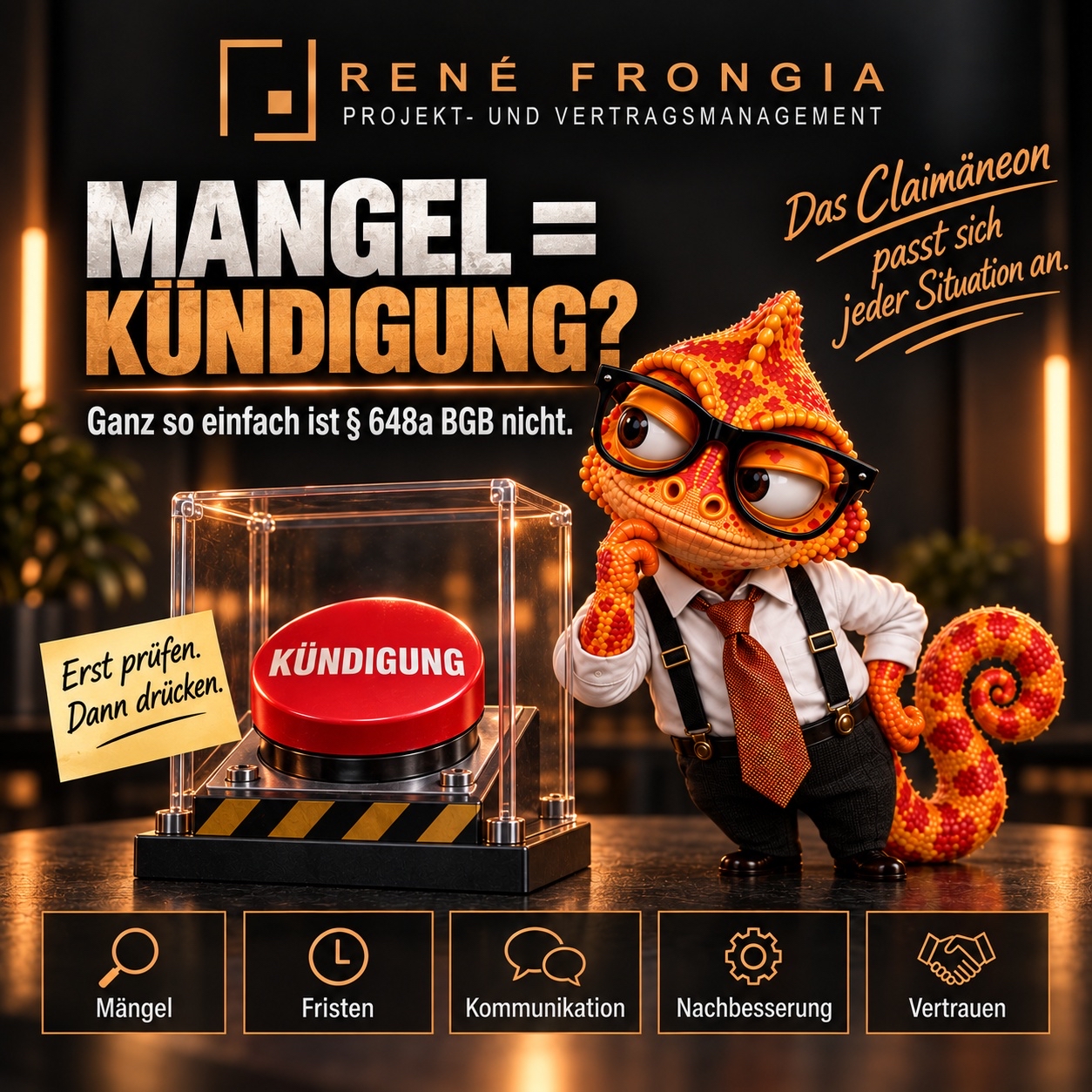 Mangel entdeckt, Frist gesetzt, Auftrag entzogen? Ganz so einfach ist es nicht.