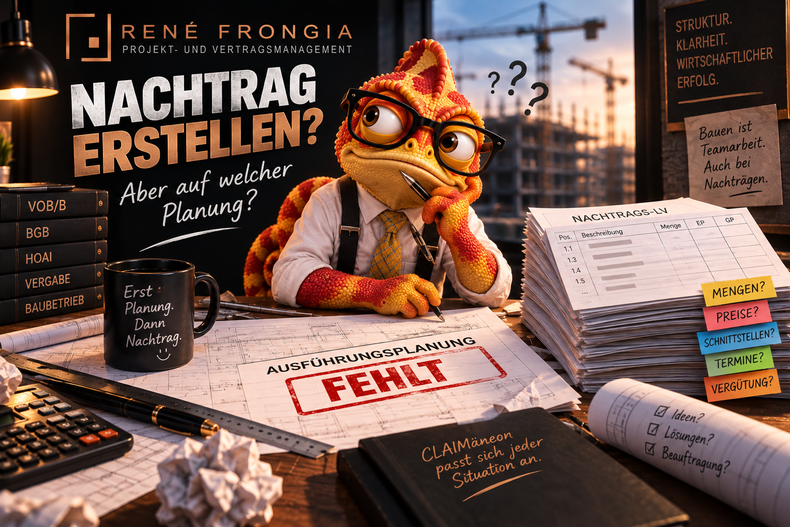 Wer einmal plant, plant immer? Wenn der AN den Nachtrag plötzlich selbst planen soll
