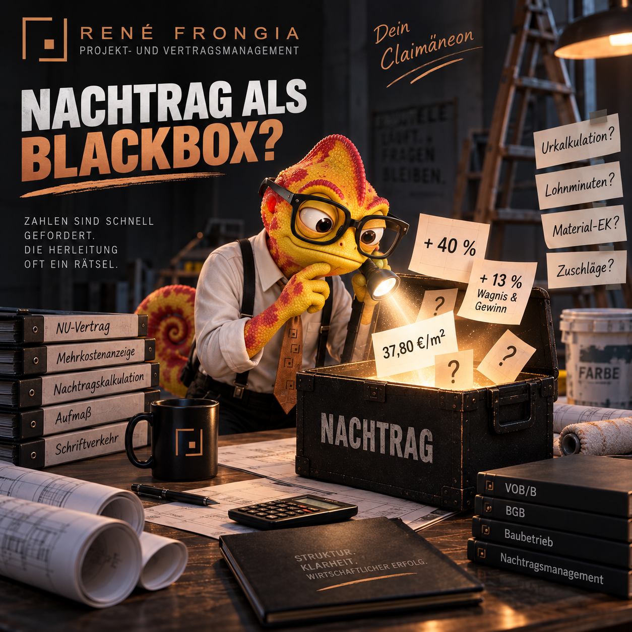 40 % drauf und nochmal 13 %? Wenn der Nachtrag zur Blackbox wird Teil 1v3