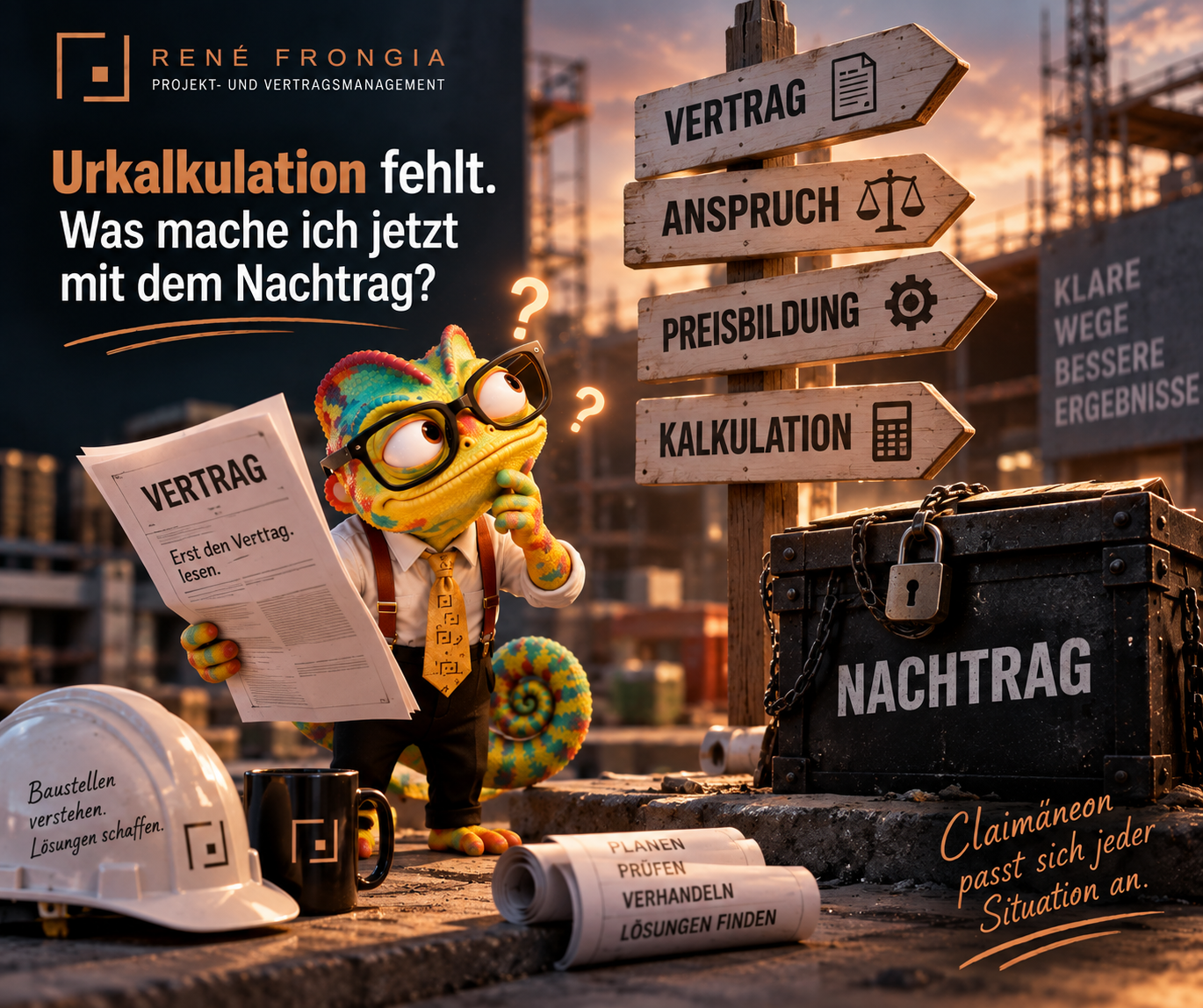 Urkalkulation fehlt. Was mache ich jetzt mit dem Nachtrag? Teil 2v3